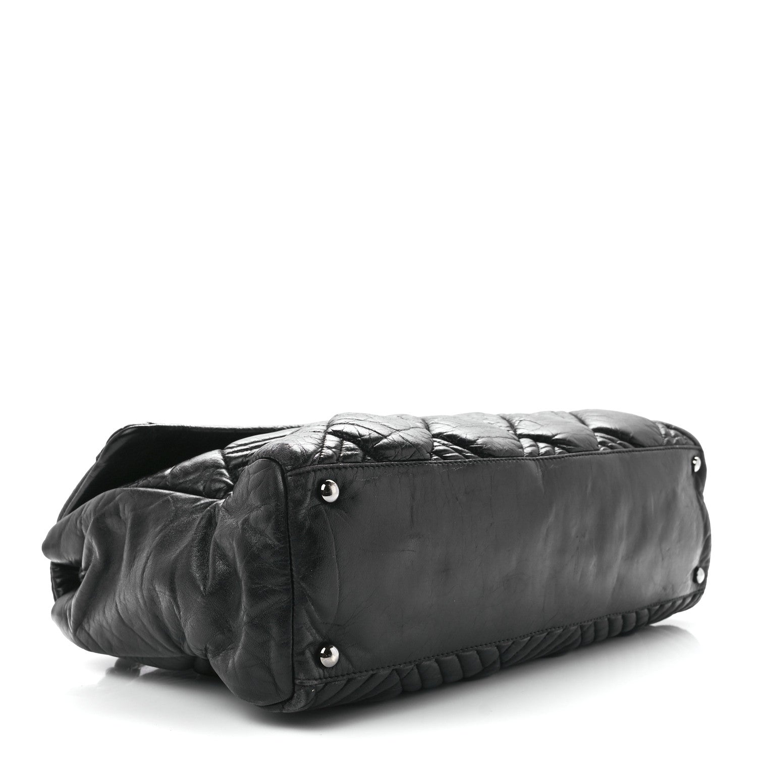 Chanel Lambskin In and Out XL Maxi Flap Black 4 of 11