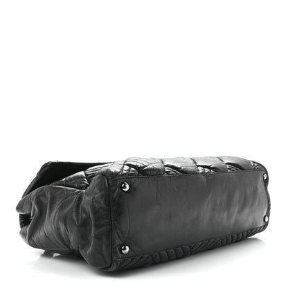 Chanel Lambskin In and Out XL Maxi Flap Black 4 of 11