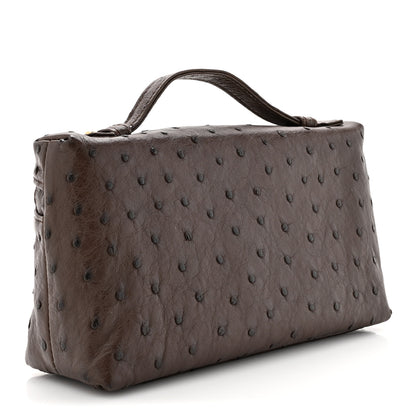 Loro Piana Ostrich L19 Extra Pocket Pouch 3 of 11