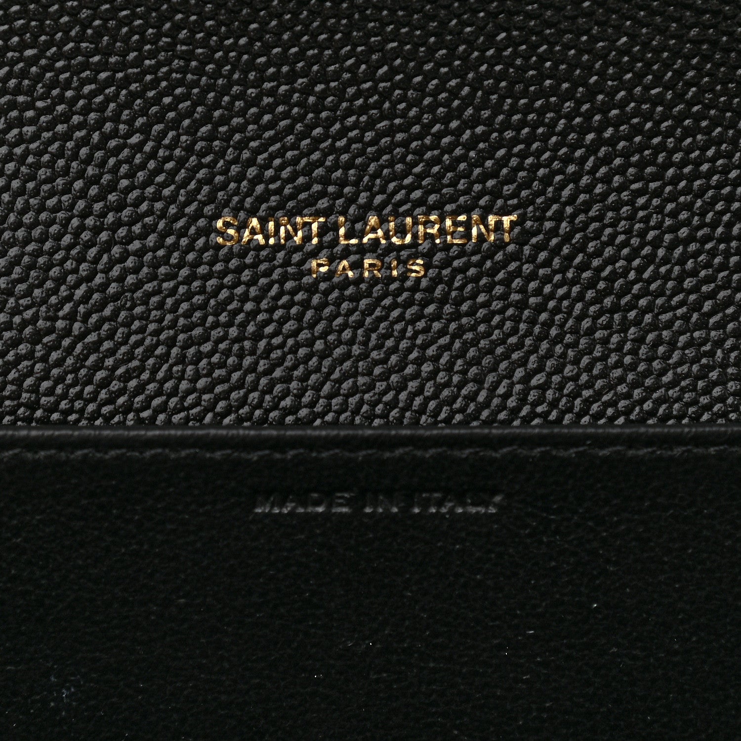 Saint Laurent Grain De Poudre Uptown Chain Wallet Black 6 of 8