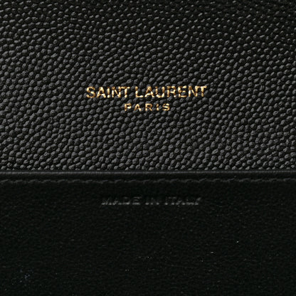Saint Laurent Grain De Poudre Uptown Chain Wallet Black 6 of 8
