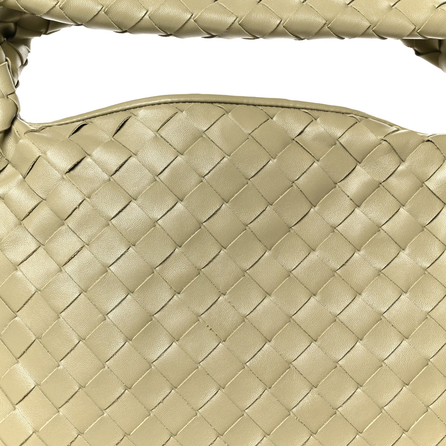 Bottega Veneta Calfskin Intrecciato Small Hop Travertine 8 of 10