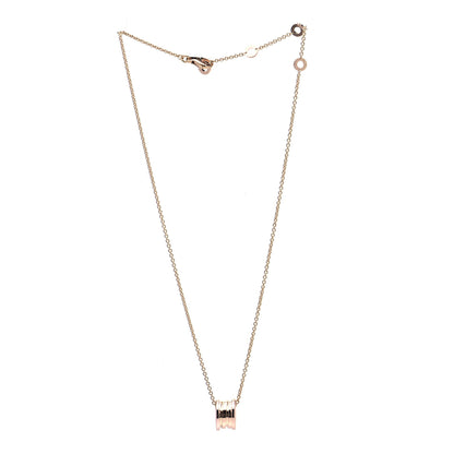 Bulgari 18K Rose Gold B.Zero1 Pendant Necklace 2 of 6
