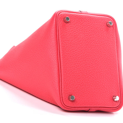 Hermes Taurillon Clemence Picotin Lock 18 PM Rose Extreme 7 of 10