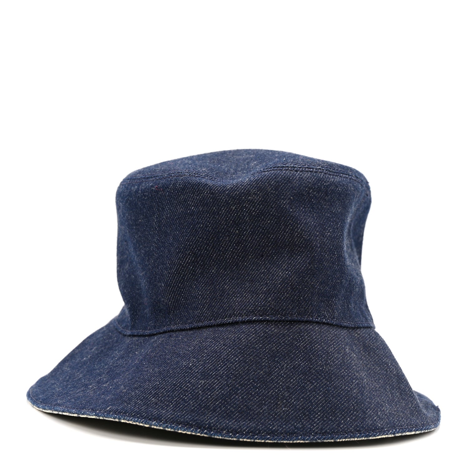 Gucci Lasered Denim GG Monogram Bucket Hat L Blue 1824467