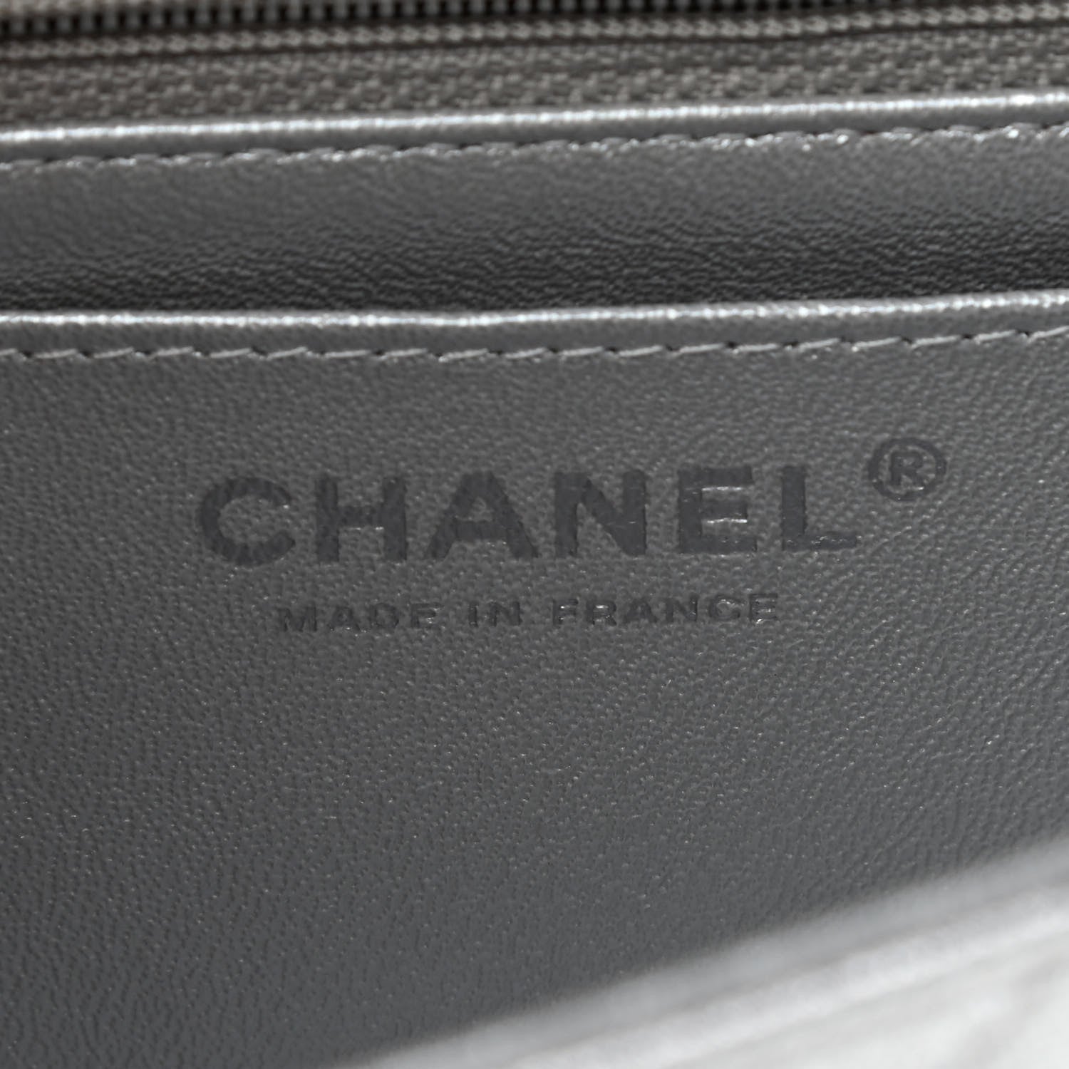 Chanel Metallic Lambskin Quilted Mini Rectangular Flap Silver 6 of 9