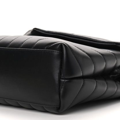 Saint Laurent Calfskin Y Quilted Monogram Small Loulou Chain Satchel Black 12 of 12