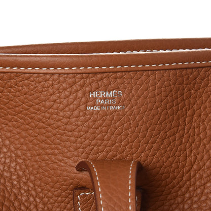 Hermes Taurillon Clemence Evelyne III PM Gold 5 of 9