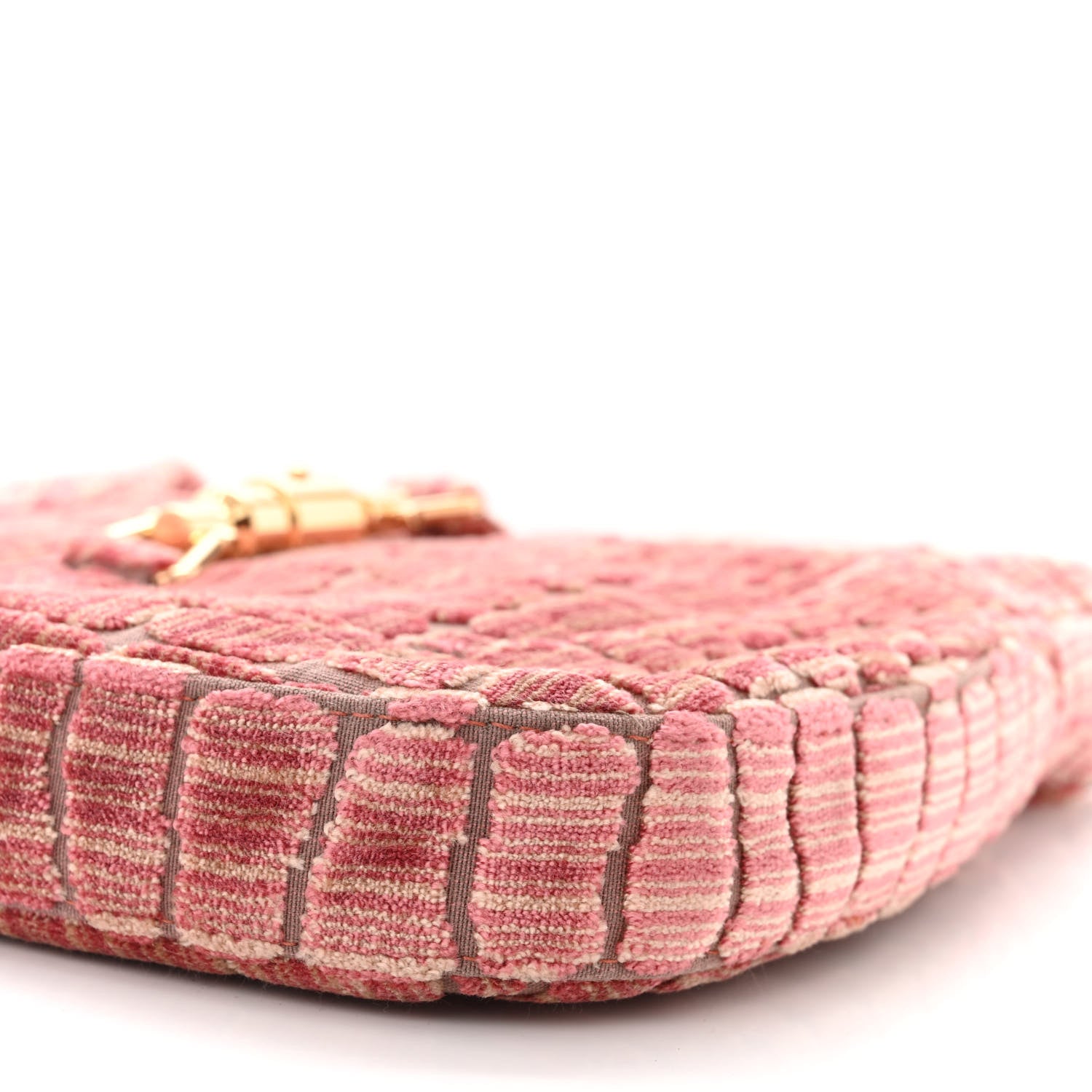 Gucci Velvet Crocodile Jacquard Small Jackie 1961 Hobo Pink 10 of 10