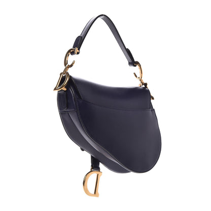 Christian Dior Calfskin Mini Saddle Bag Blue 3 of 6
