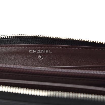 Chanel Grained Calfskin Neo Executive Zip Around Wallet Black 6 of 11