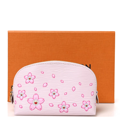 Louis Vuitton LV X TM Epi Cherry Blossom Cosmetic Pouch Pink 7 of 7