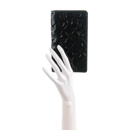 Chanel Patent Calfskin Lucky Symbols Yen Wallet Black 2 of 8