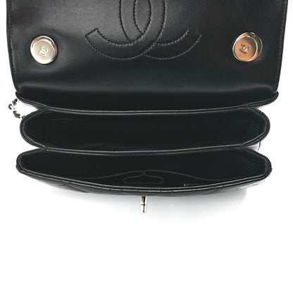Chanel Lambskin Quilted Small Trendy CC Dual Handle Flap Bag Black 4 of 12