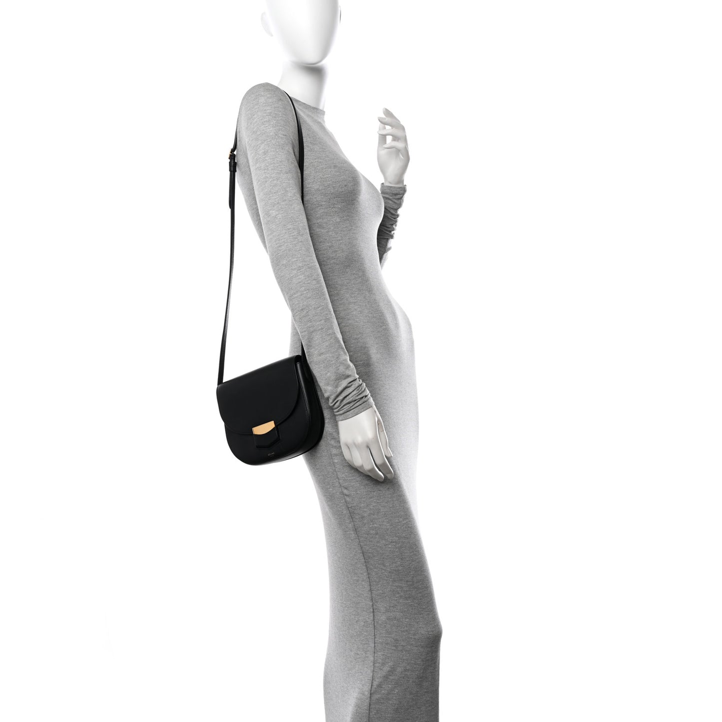 Palmelato Calfskin Small Trotteur Black