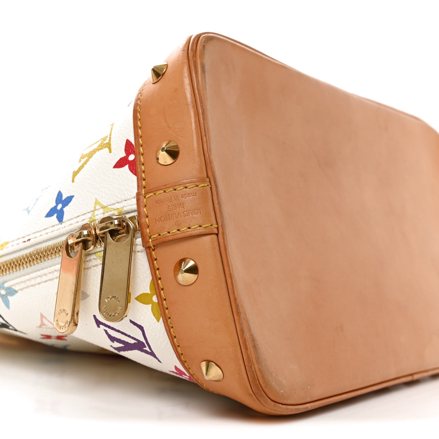 Louis Vuitton Monogram Multicolor Alma PM White 8 of 9