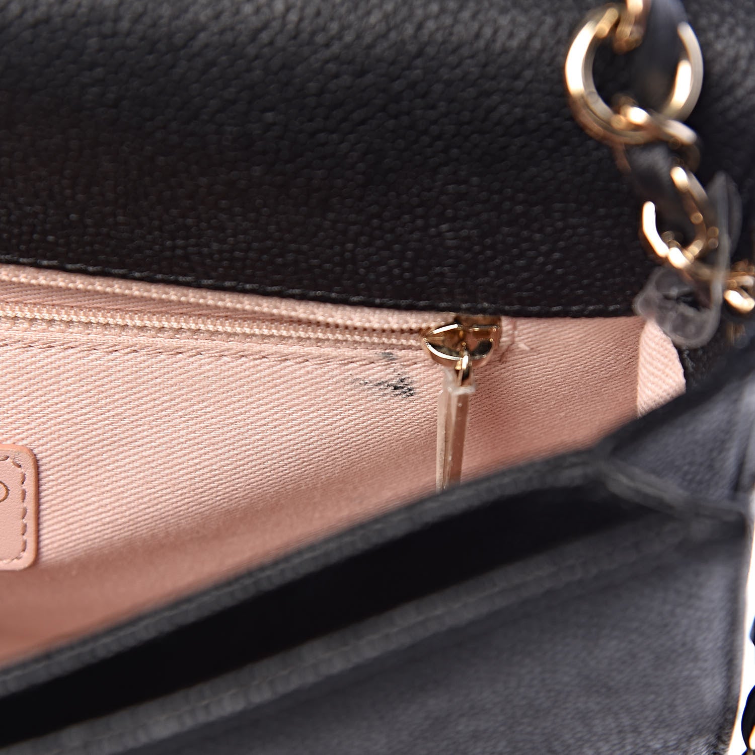 Chanel Grained Calfskin Quilted Medium Cuba Top Handle Flap Black 14 of 14