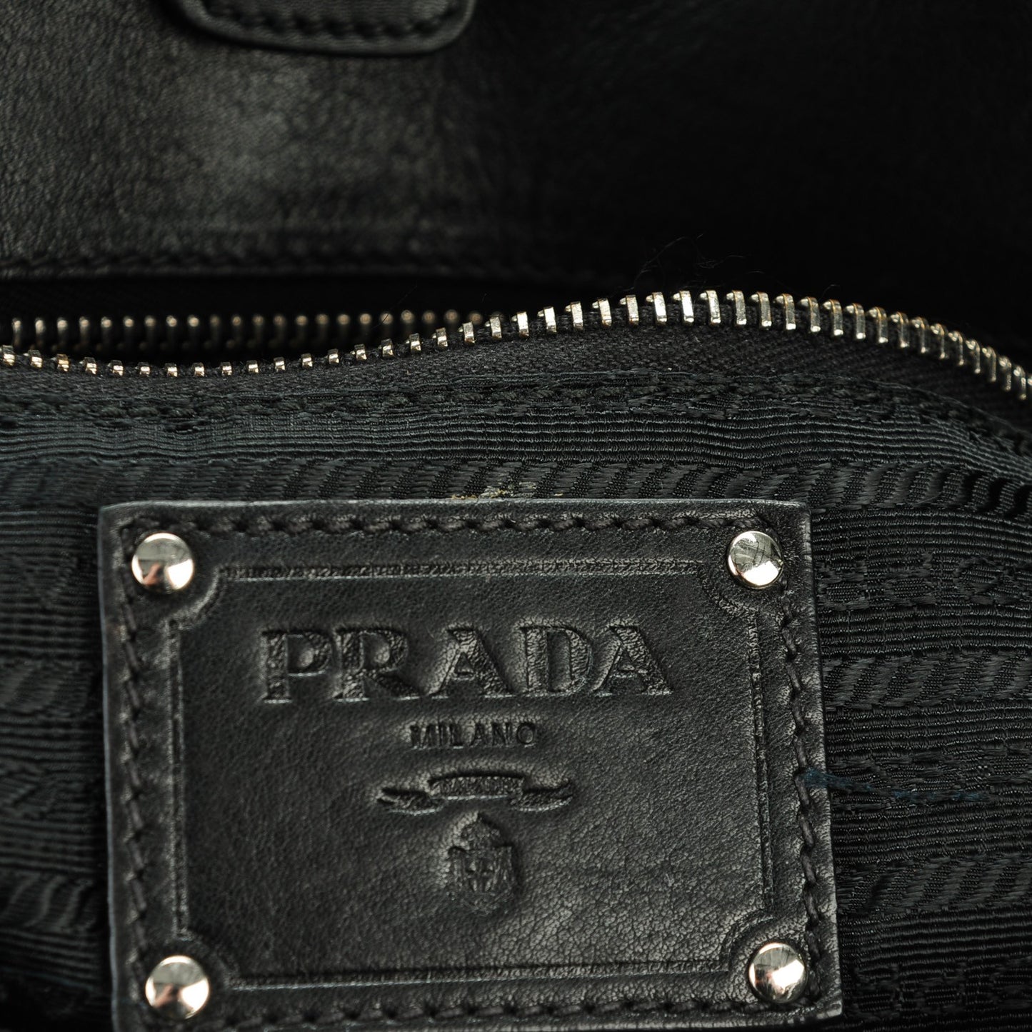Soft Calf Pleated Shopping Tote Nero Black