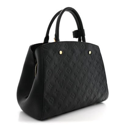 Louis Vuitton Empreinte Montaigne MM Black 3 of 10