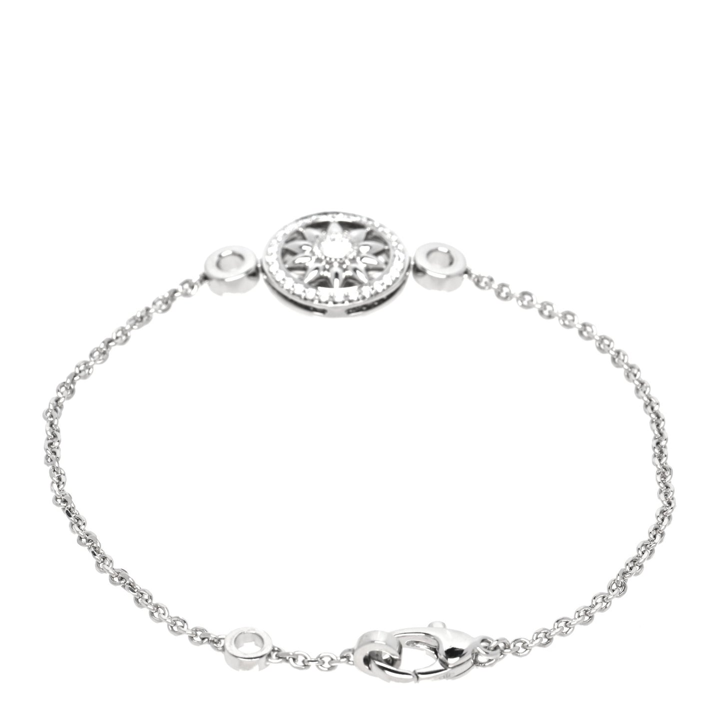 Platinum Diamond Gates Bracelet