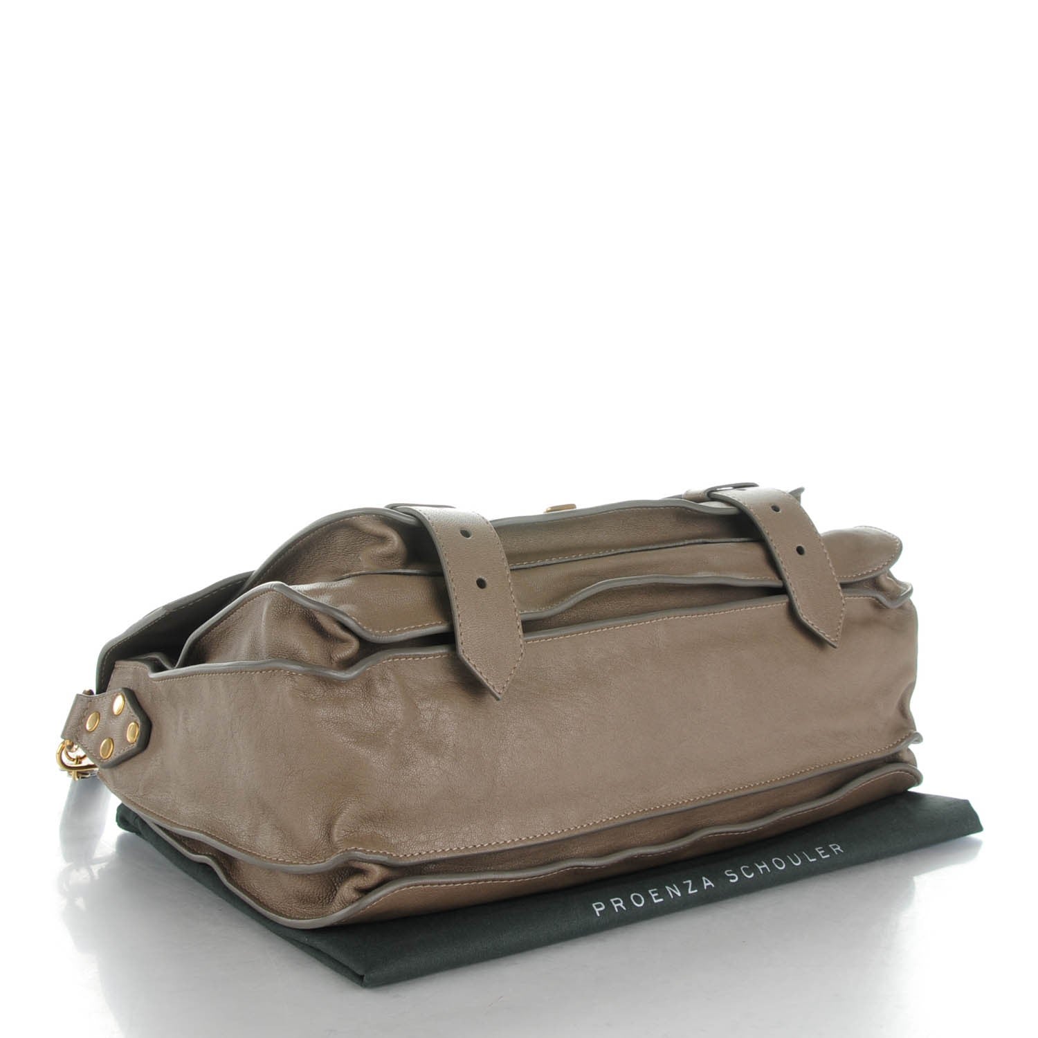 Proenza Schouler Lambskin Medium PS1 Satchel Smoke 4 of 7