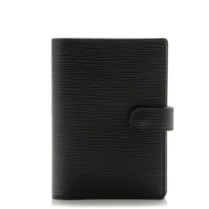 Louis Vuitton Epi Small Ring Agenda Cover Black 1 of 6
