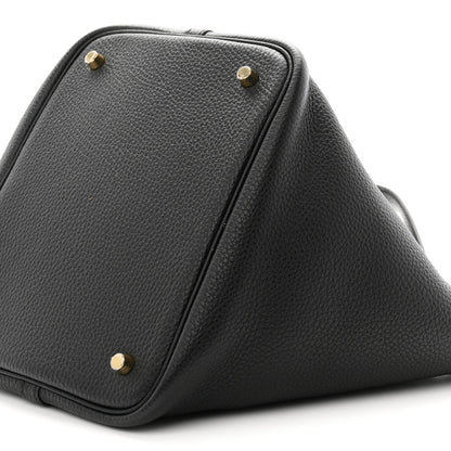 Hermes Taurillon Clemence Picotin Lock 22 MM Black 10 of 10