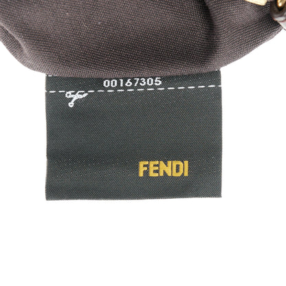 Fendi Zucchino Spalmati Forever Pochette Moro Black 8 of 11