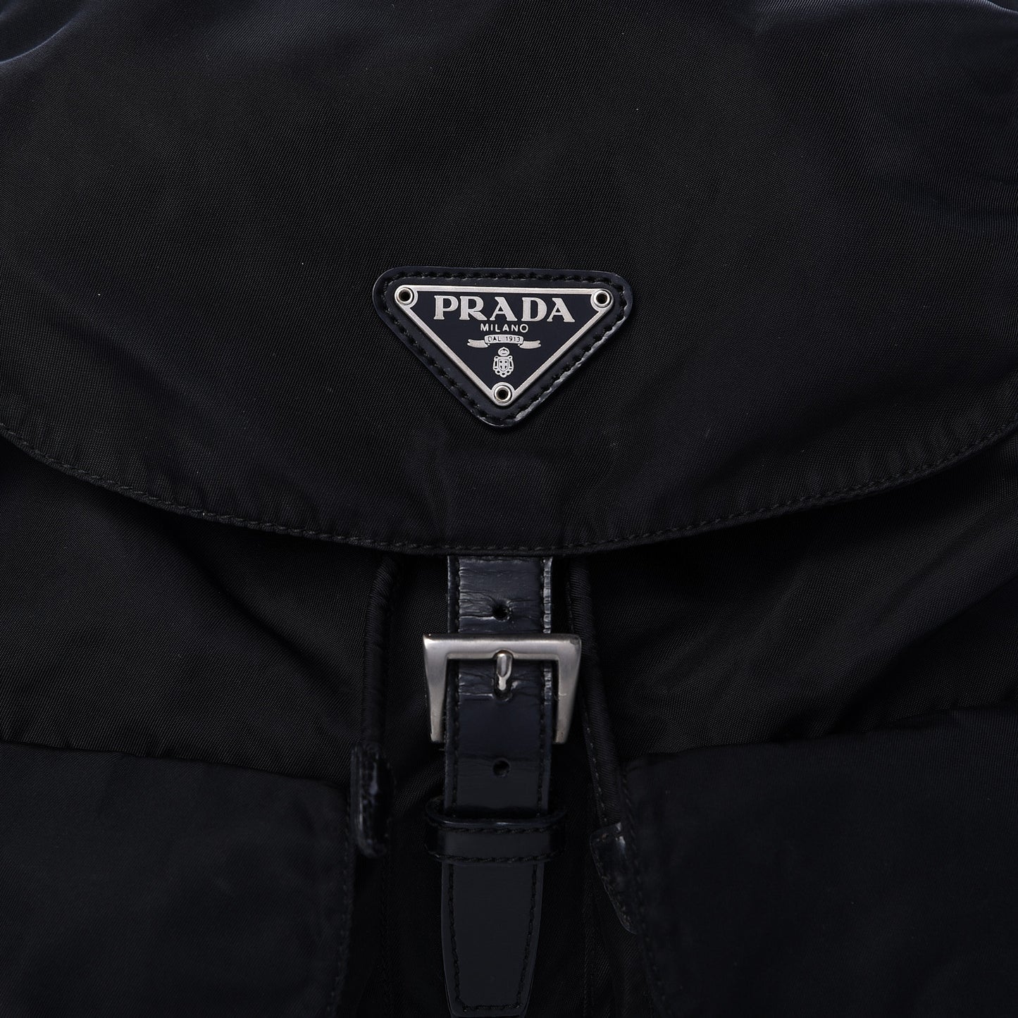 Nylon Vela Medium Backpack Black