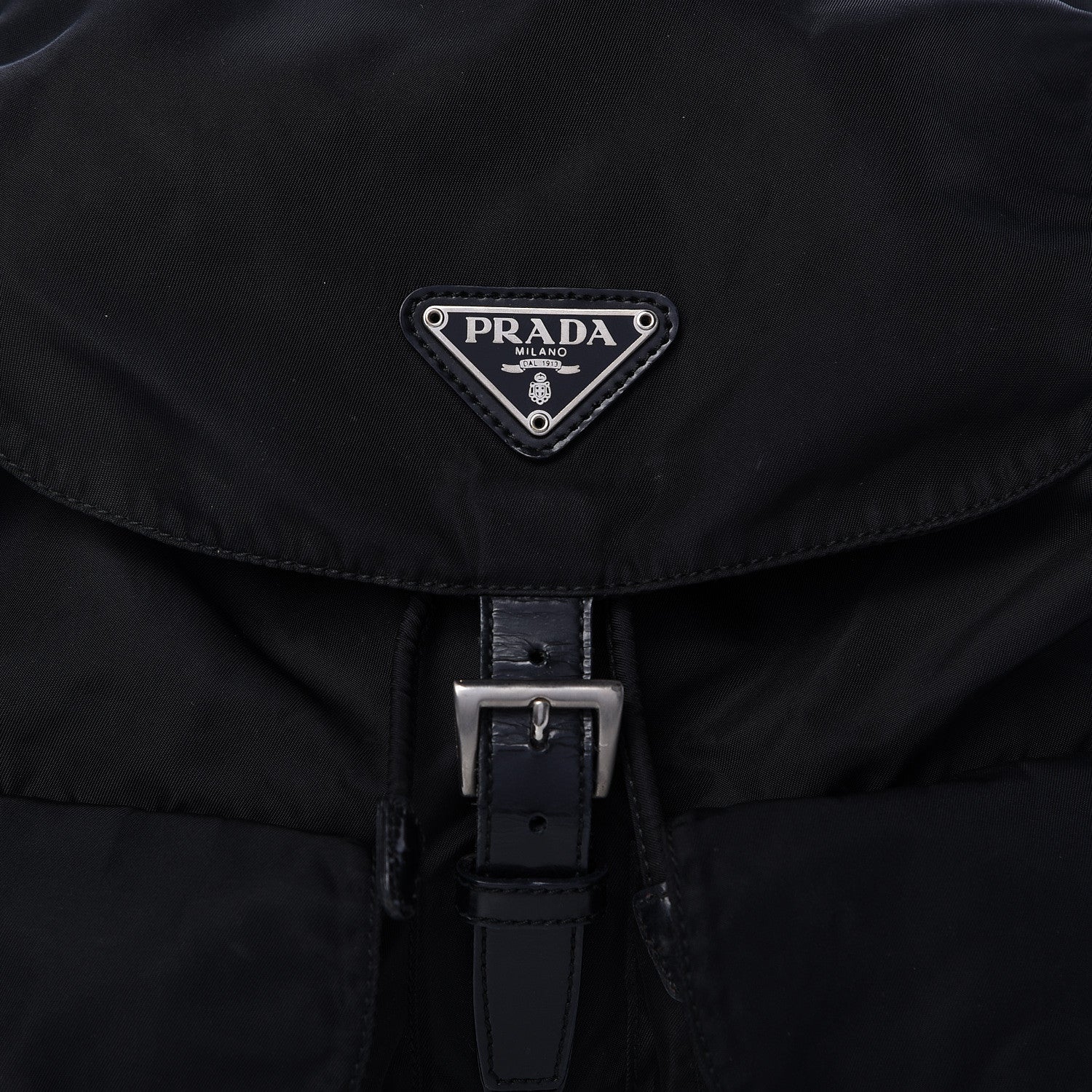 Prada Nylon Vela Medium Backpack Black 8 of 11
