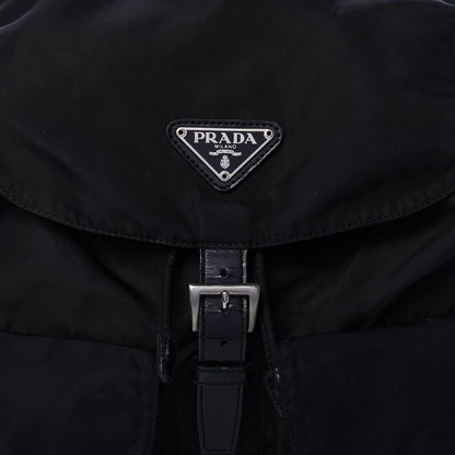 Prada Nylon Vela Medium Backpack Black 8 of 11