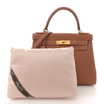 Hermes Togo Kelly Retourne 28 Gold 3 of 14