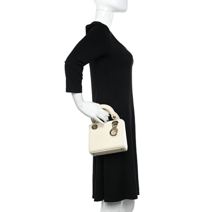 Christian Dior Lizard Mini Lady Dior White 2 of 11