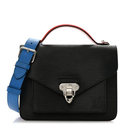 Louis Vuitton Epi Neo Monceau Black Coquelicot Blue Roi Safran 1 of 14
