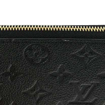 Louis Vuitton Empreinte Clemence Wallet Black 8 of 8
