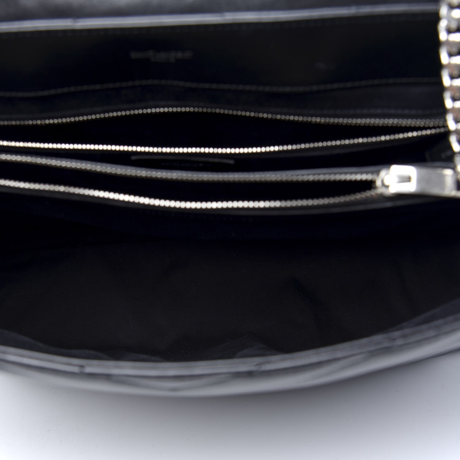Saint Laurent Calfskin Y Quilted Monogram Large Loulou Chain Satchel Black 5 of 9