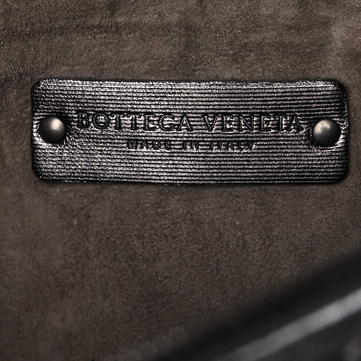 Bottega Veneta Metallic Nappa Intrecciato Nodini Crossbody Messenger Dark Grey 10 of 12