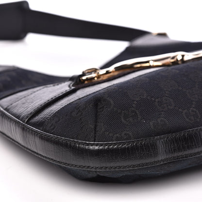 Gucci Monogram Hasler Hobo Black 7 of 12