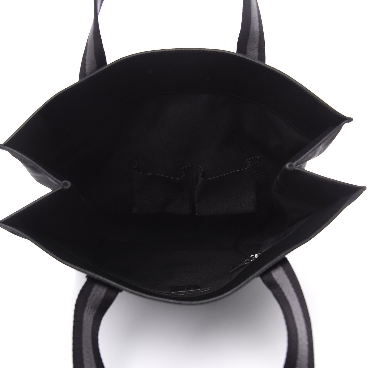Nylon Monogram Vertical Tote Black