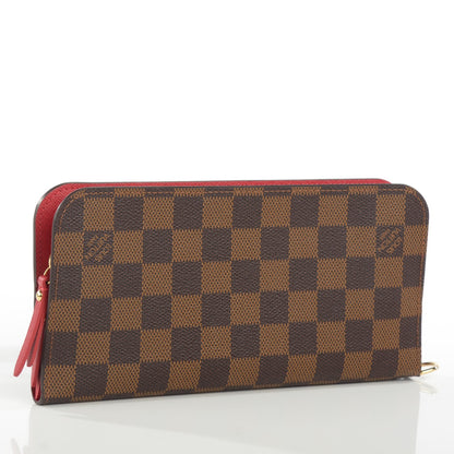 Louis Vuitton Damier Ebene Insolite Wallet Red 3 of 7