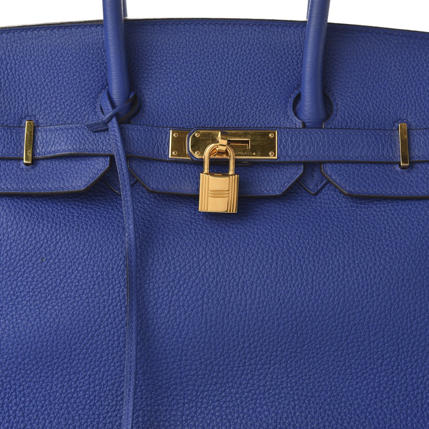 Togo Birkin 35 Bleu Electrique