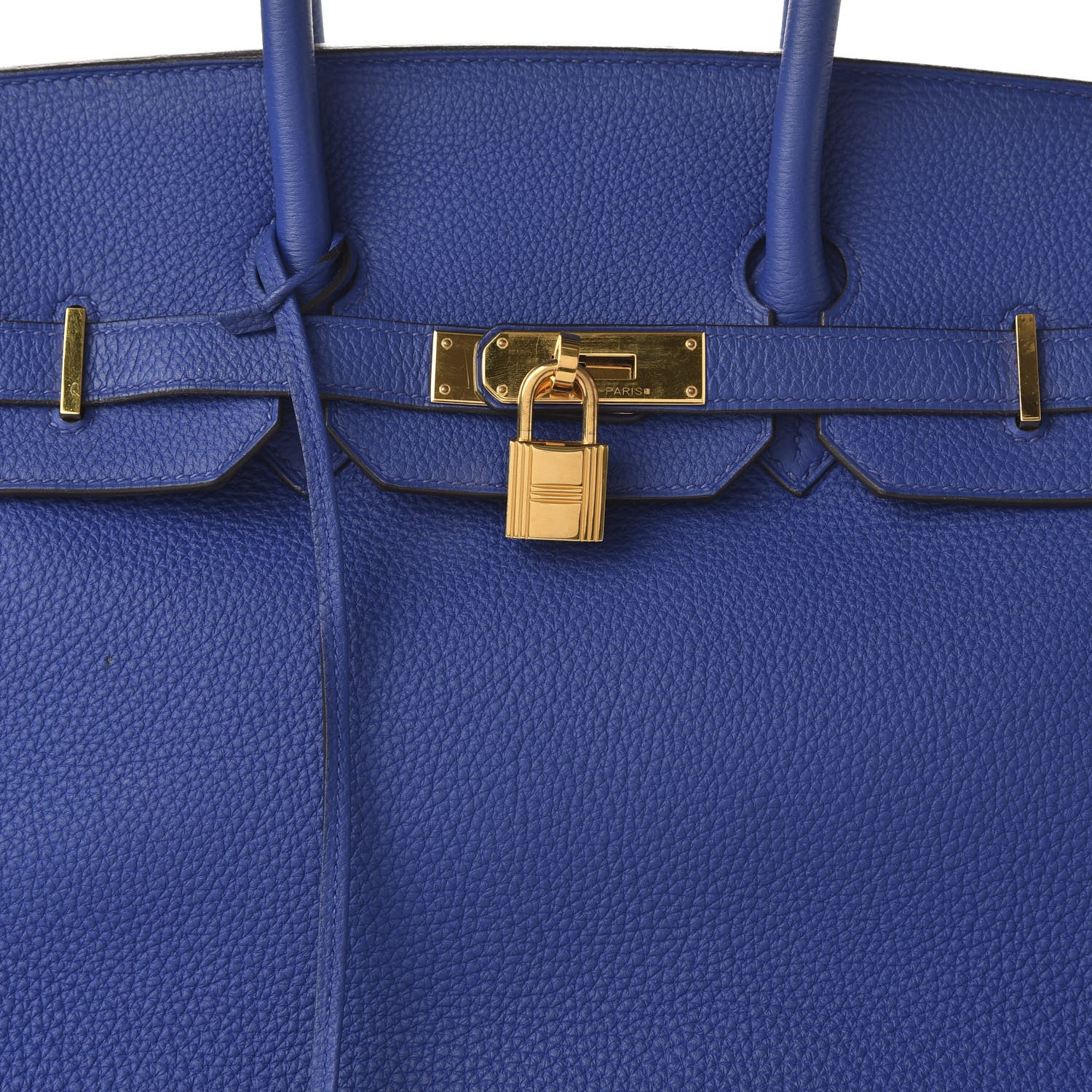 Hermes Togo Birkin 35 Bleu Electrique 10 of 10