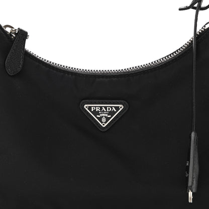 Prada Nylon Re-Edition 2005 Shoulder Bag Black 9 of 12