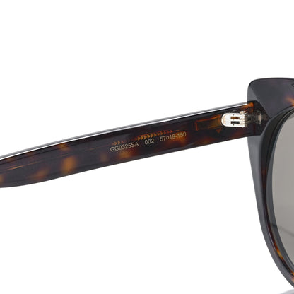Gucci Acetate Cat Eye Sunglasses GG0325S Tortoise 5 of 7