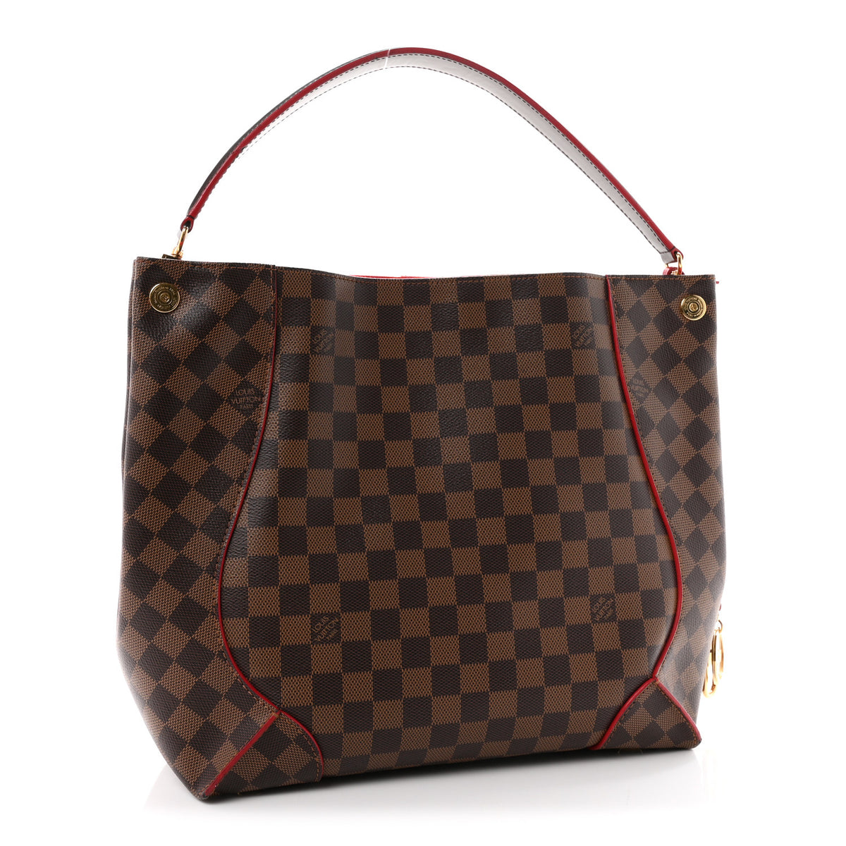 Damier Ebene Caissa Hobo Cherry
