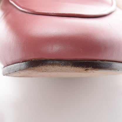 Gucci Calfskin Fur Womens Princetown Slippers 36.5 Lipstick Rose Natural 12 of 18