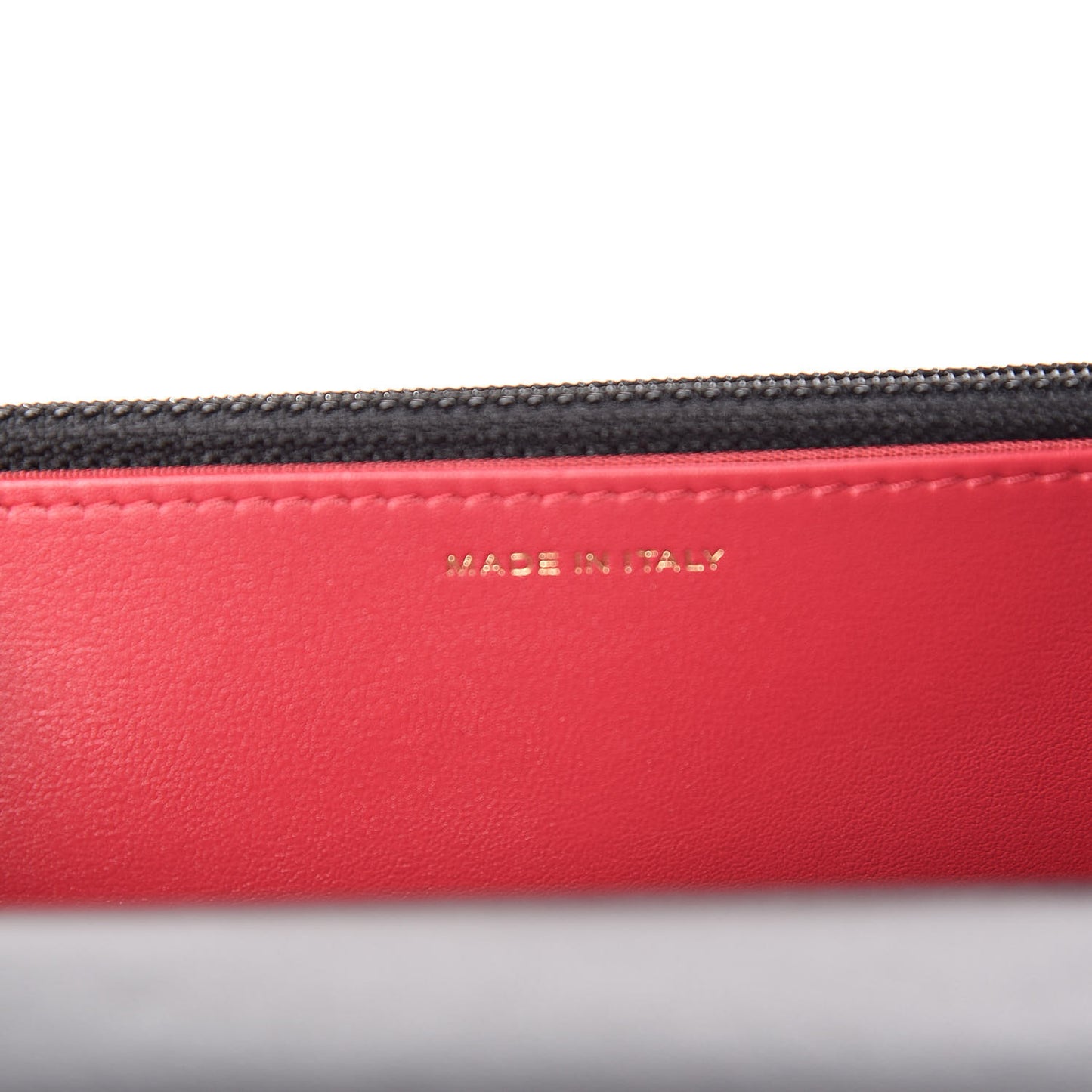 Goatskin Quilted 19 Wallet On Chain WOC Black