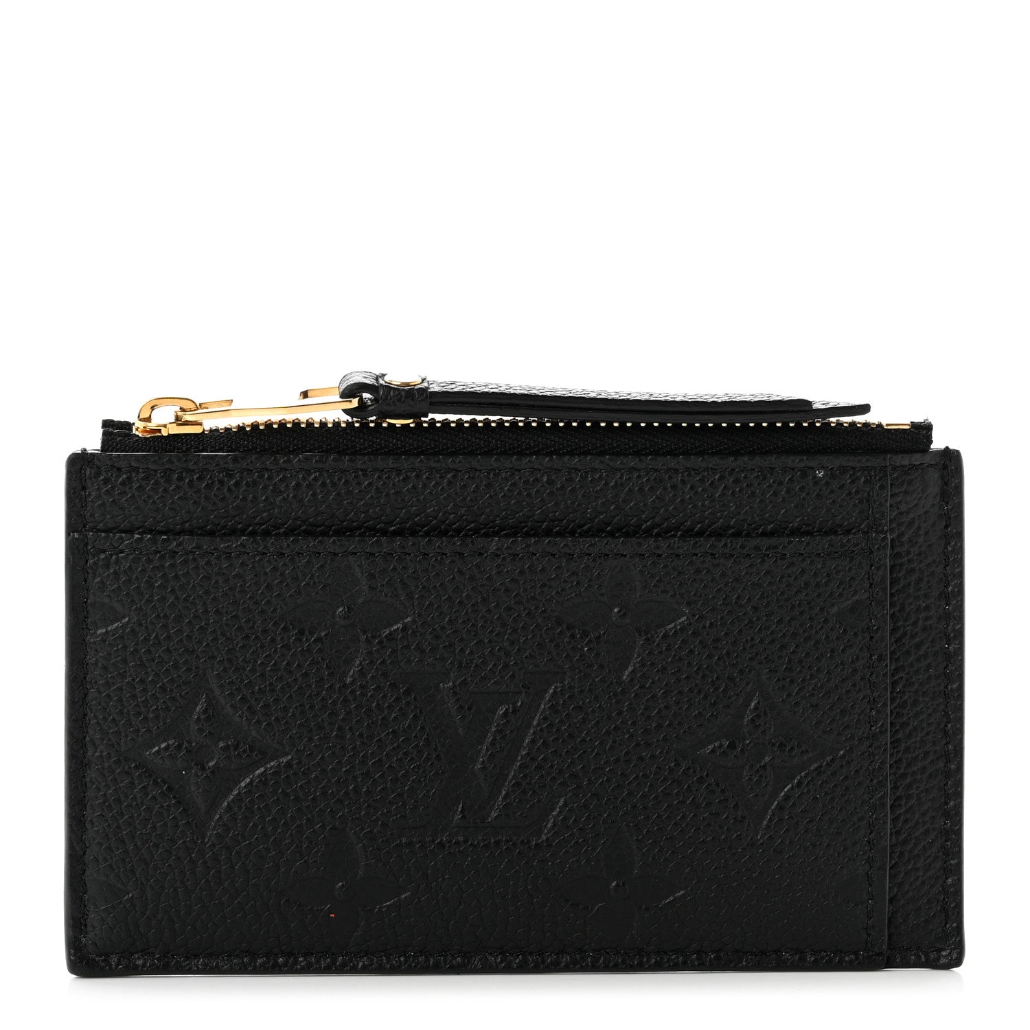 Louis Vuitton Empreinte Zipper Card Holder Black 1 of 6