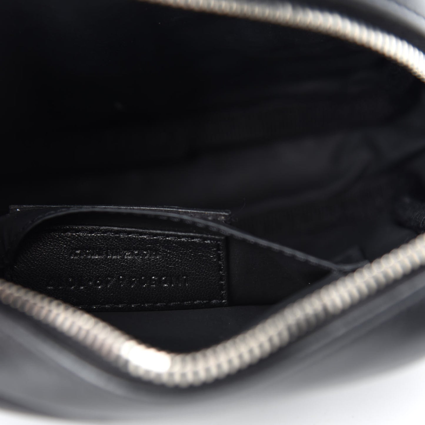 Lambskin Y Quilted Monogram Loulou Cosmetic Case Black