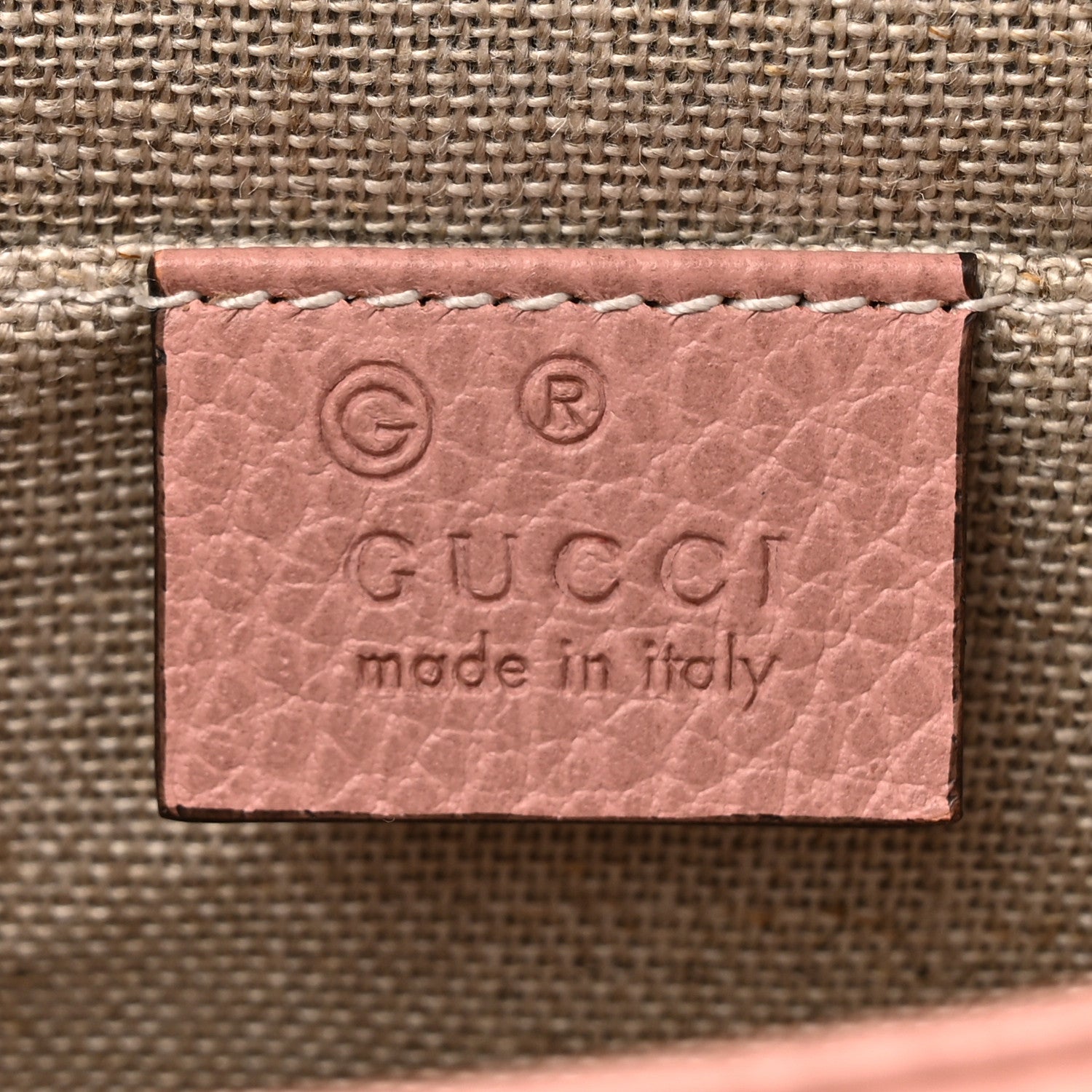 Gucci Dollar Calfskin Small Interlocking G Shoulder Bag Soft Pink 6 of 10